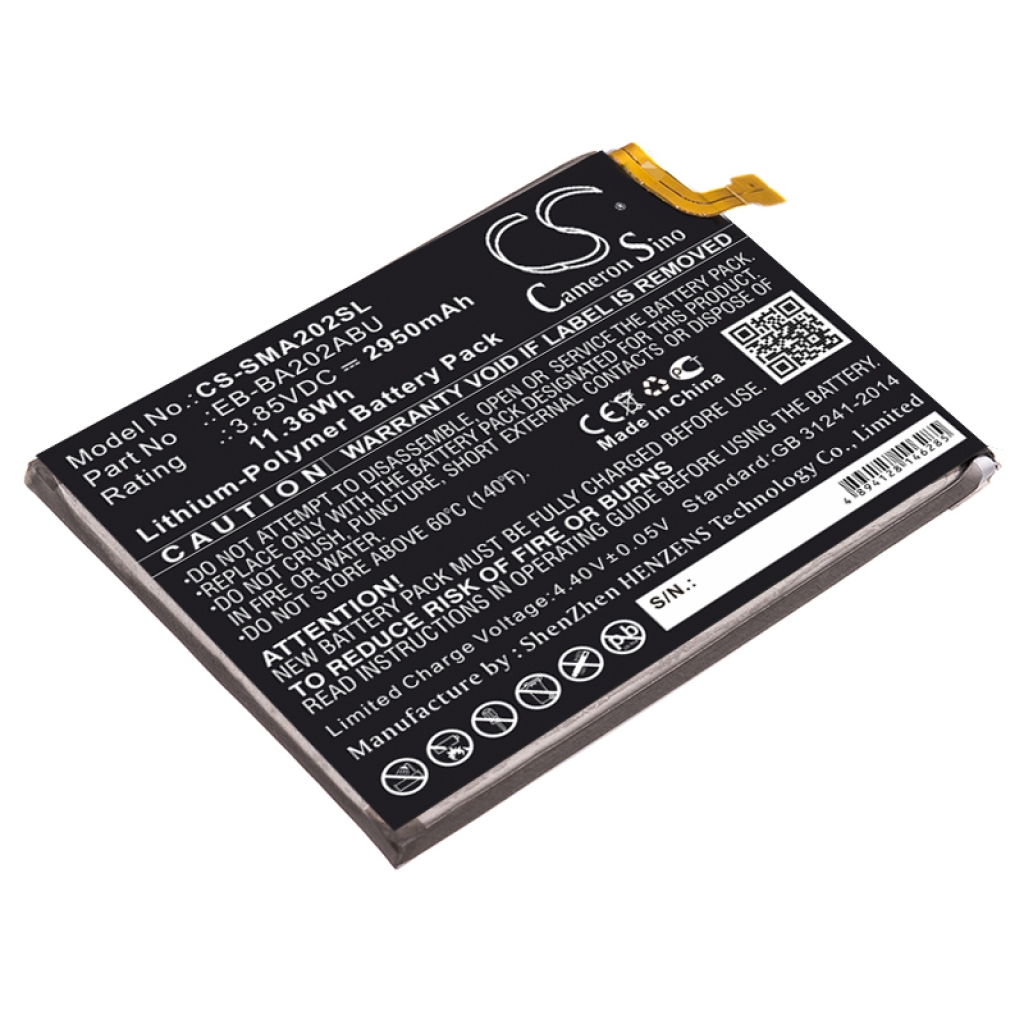 Batteria del telefono cellulare Samsung CS-SMA202SL