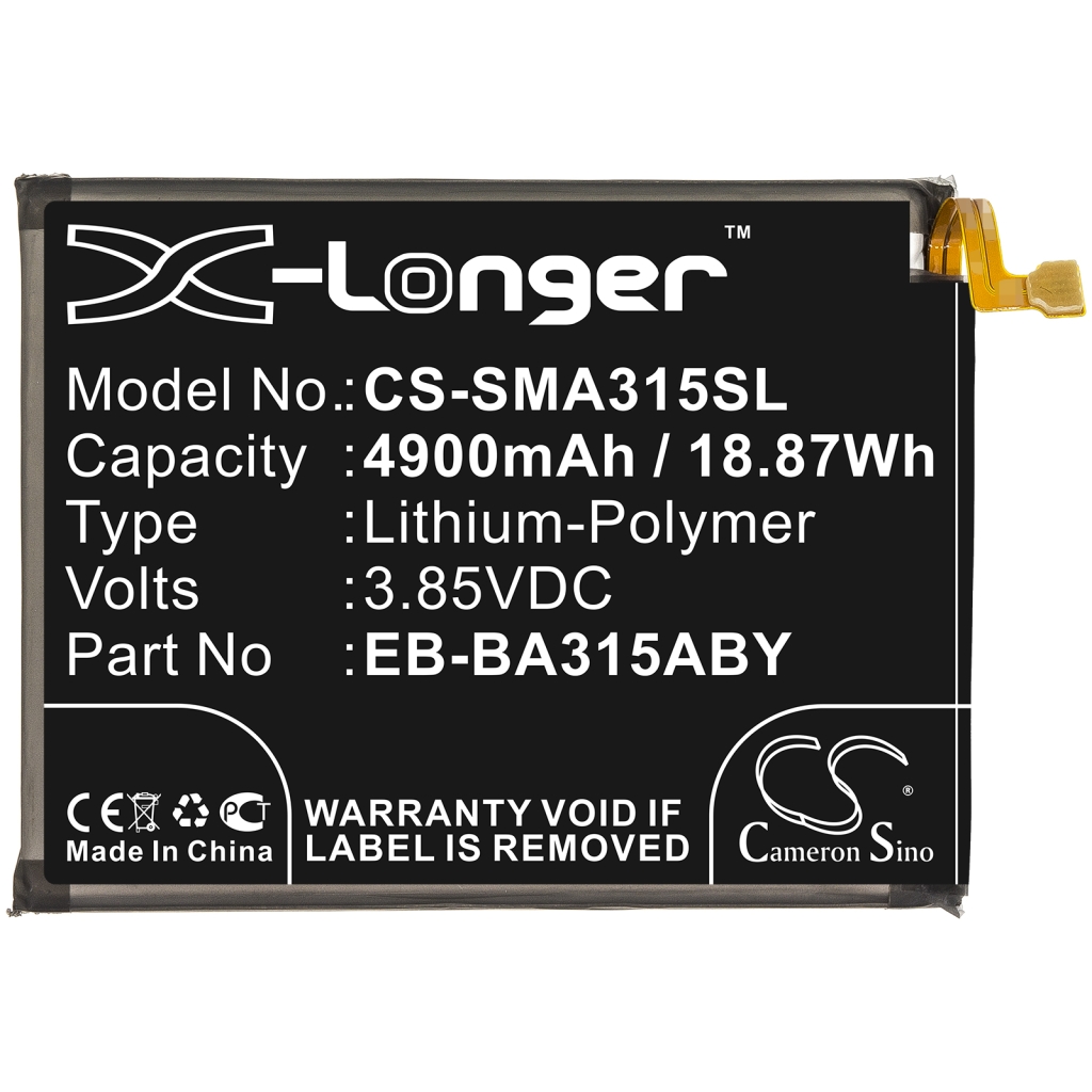 Batteria del telefono cellulare Samsung SM-A315F/DS (CS-SMA315SL)