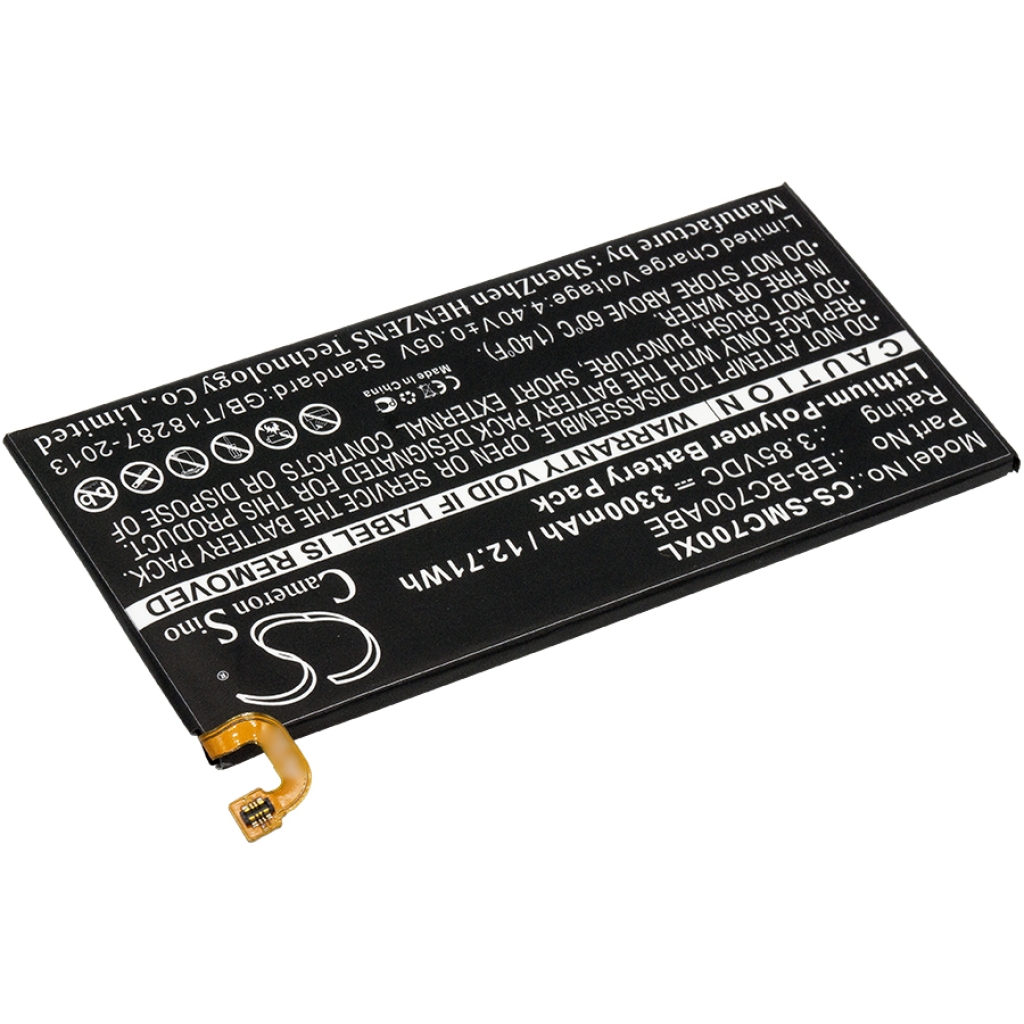 Batteria del telefono cellulare Samsung Galaxy C7 Pro Duos TD-LTE (CS-SMC700XL)