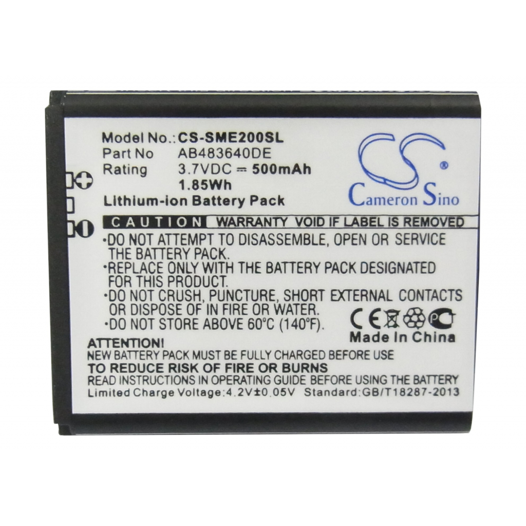 Sostituzione della batteria compatibile per Samsung  AB483640DU, AB483640DE, AB483640CC