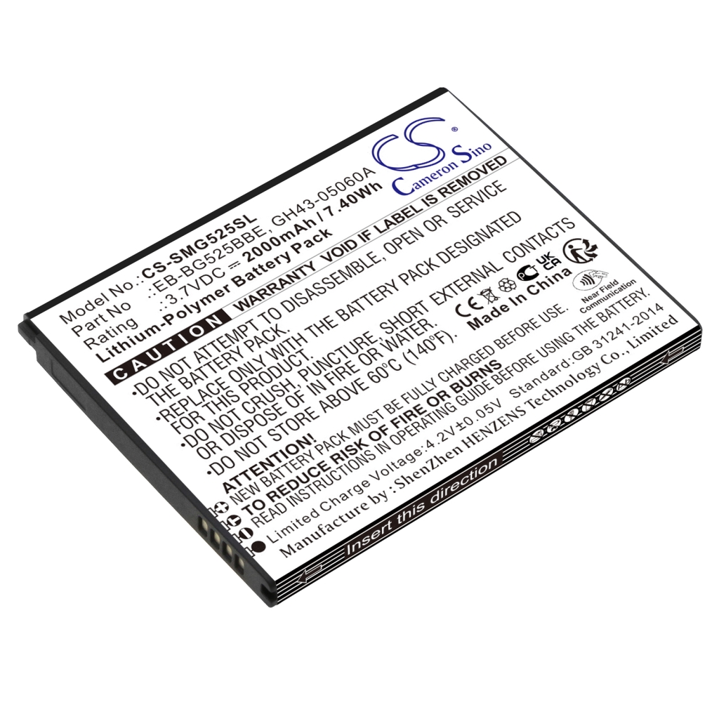 Batterie Sostituisce EB-BG525BBE