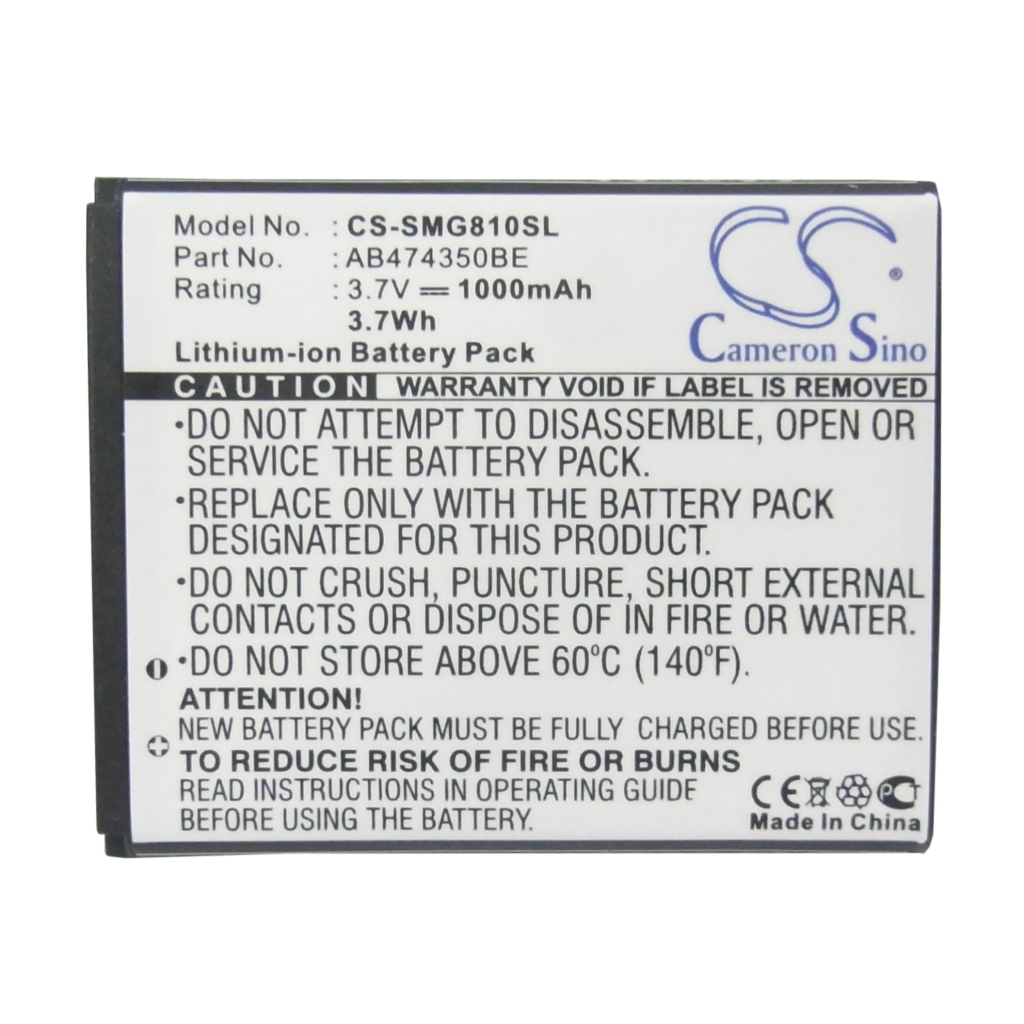 Battery Replaces AB474350BC