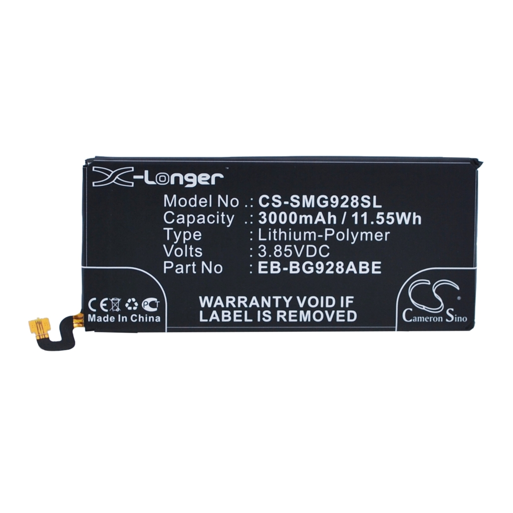 Batteria del telefono cellulare Samsung CS-SMG928SL