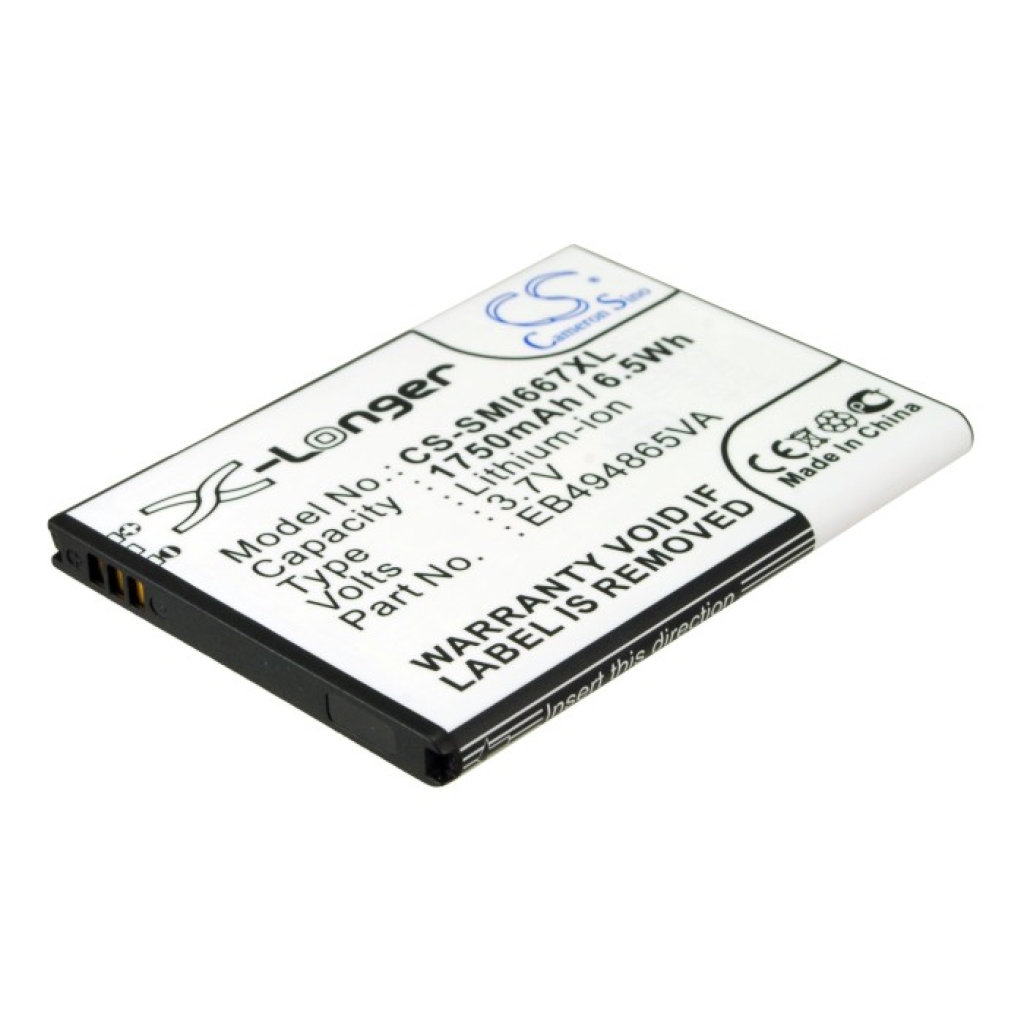 Batteria del telefono cellulare Samsung CS-SMI667XL