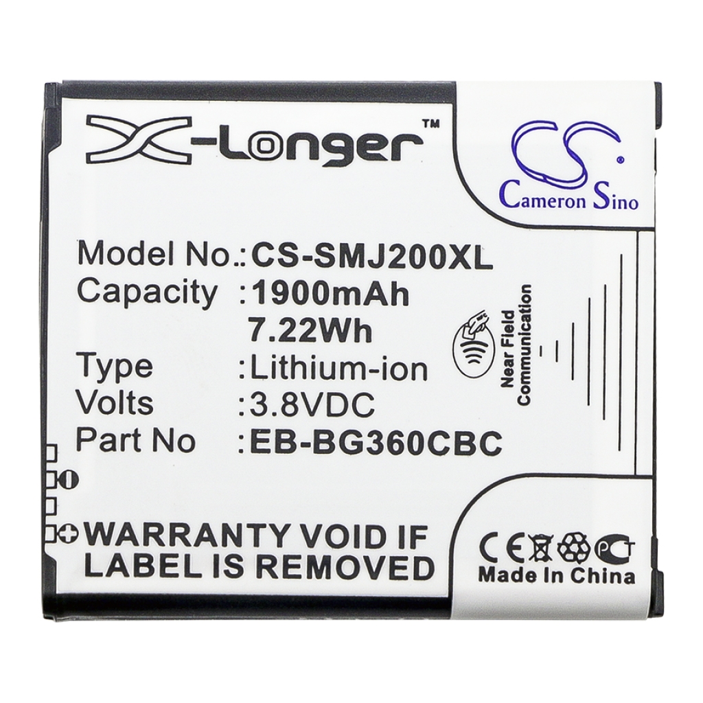 Battery Replaces EB-BG360CBE