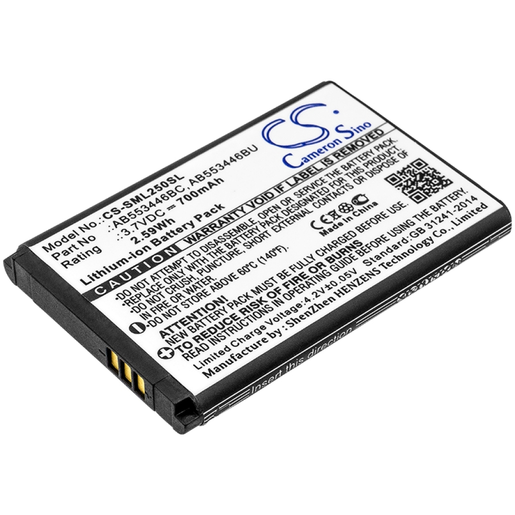 Batteria del telefono cellulare Samsung CS-SML250SL