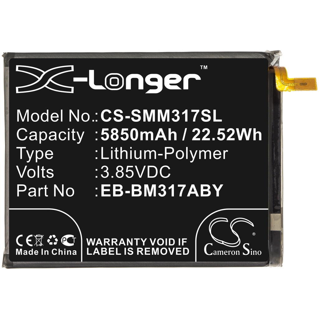 Batteria del telefono cellulare Samsung Galaxy M31 (CS-SMM317SL)