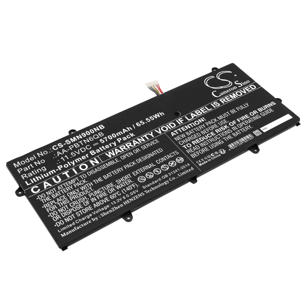 Sostituzione della batteria compatibile per Samsung AA-PBTN6QB