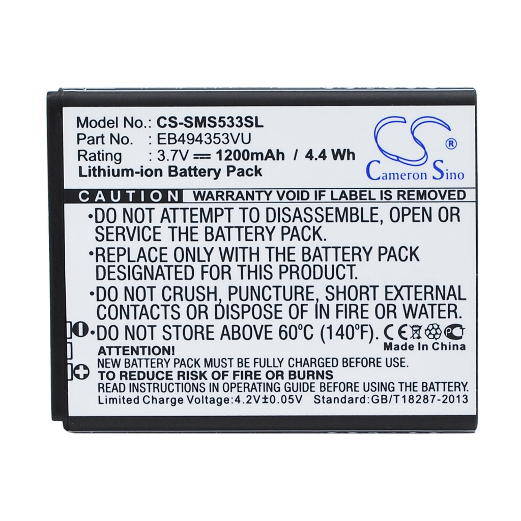 Sostituzione della batteria compatibile per Samsung EB494353VA,EB494353VU