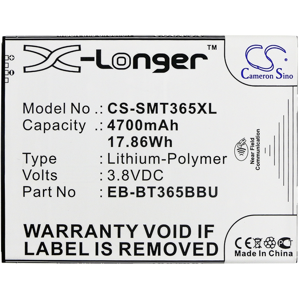 Battery Replaces EB-BT365BBC