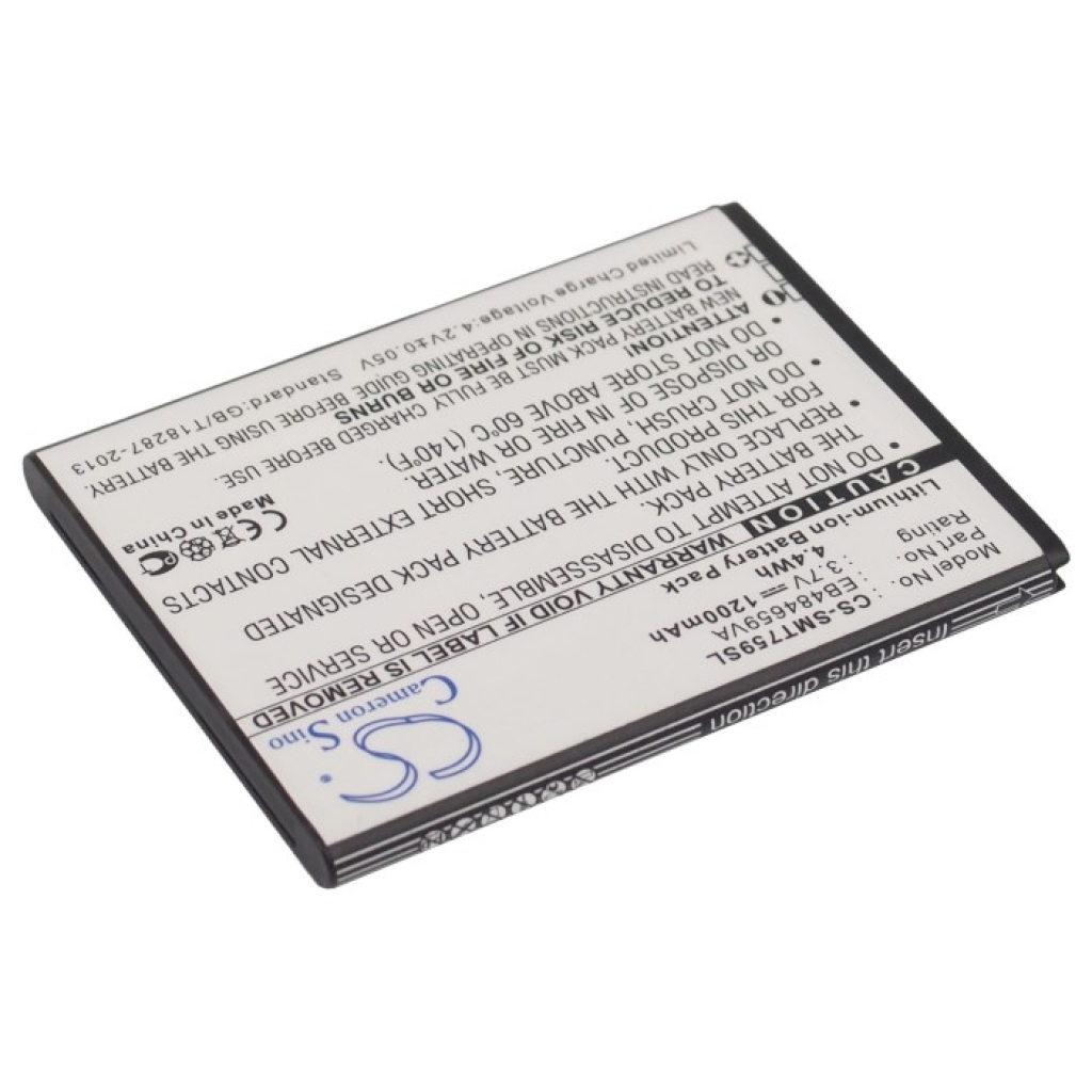 Batteria del telefono cellulare Samsung CS-SMT759SL