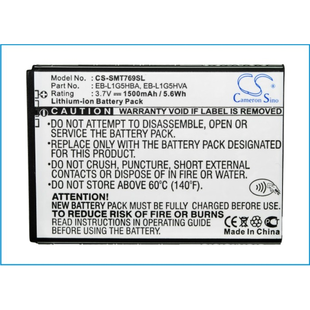 Battery Replaces EB-L1G5HBA