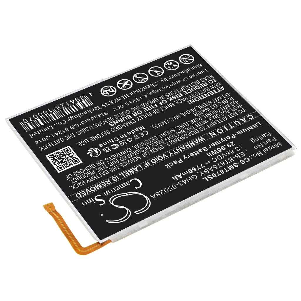 Batteria compressa Samsung Galaxy Tab S7 5G UW 11.0 (CS-SMT870SL)