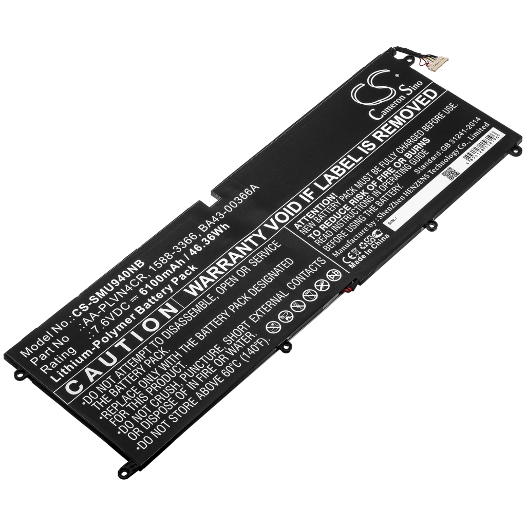 Notebook battery Samsung CS-SMU940NB