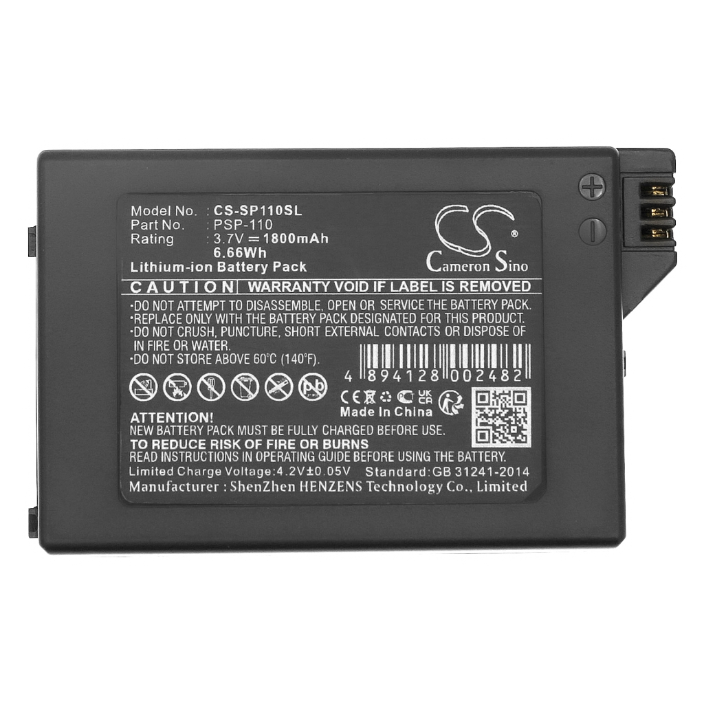 Game, PSP, NDS Battery Sony CS-SP110SL