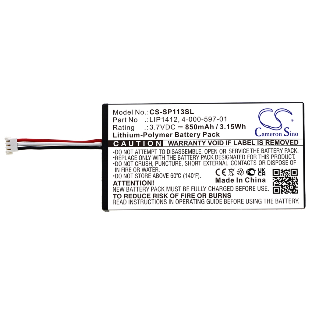 Batterie Sostituisce LIP1412