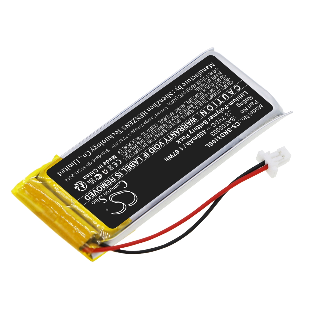 Batteria senza fili dell'auricolare Cardo CS-SRD310SL