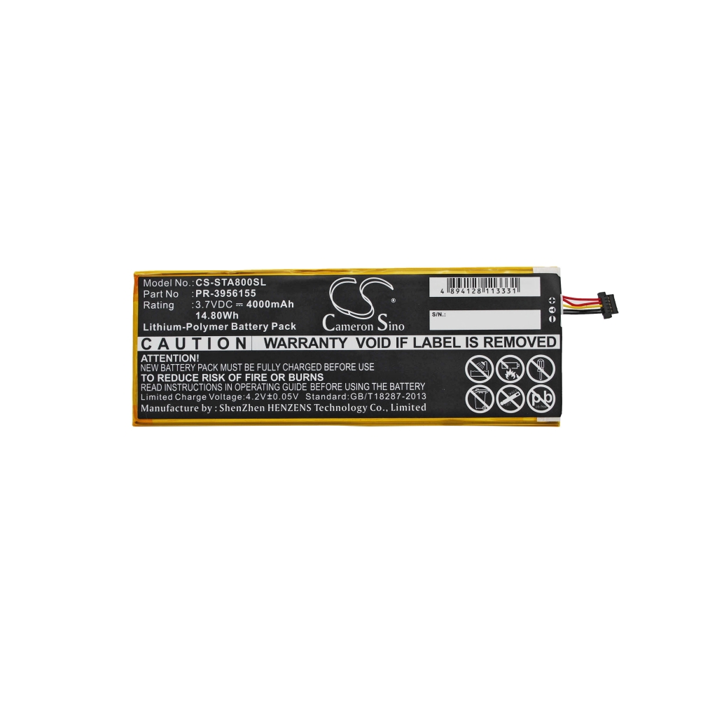 Batterie Sostituisce PR-3956155