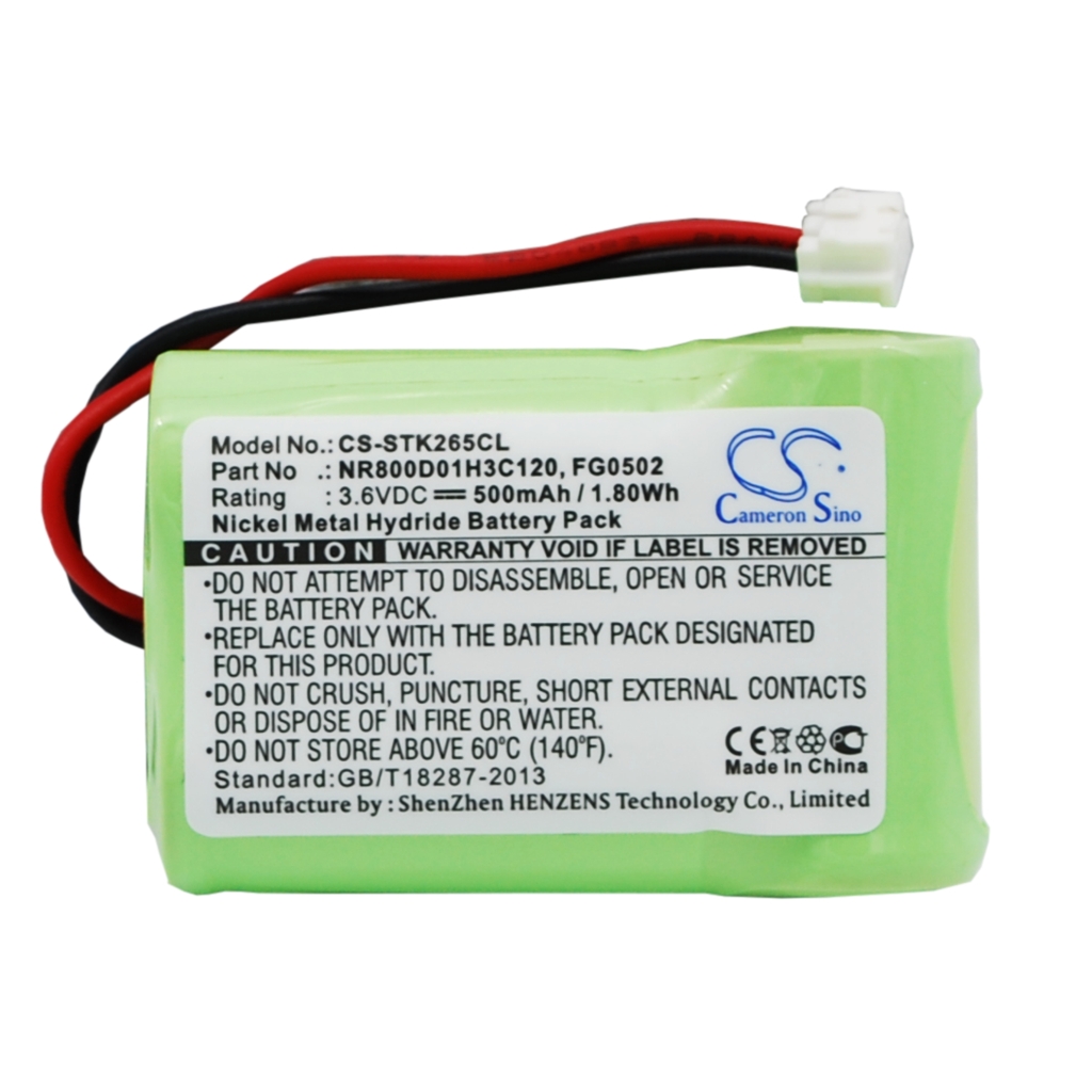 Batterie Sostituisce NR800D01H3C120