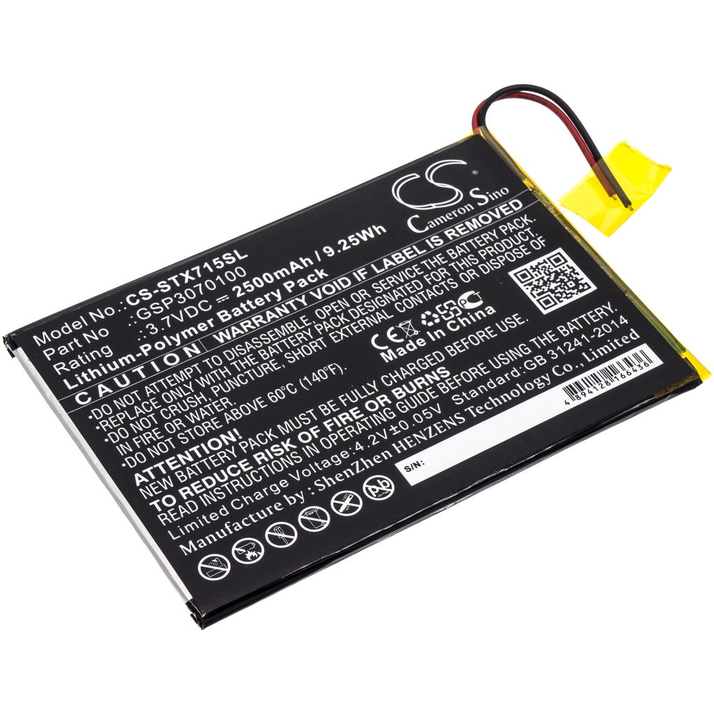 Battery Replaces GSP3070100