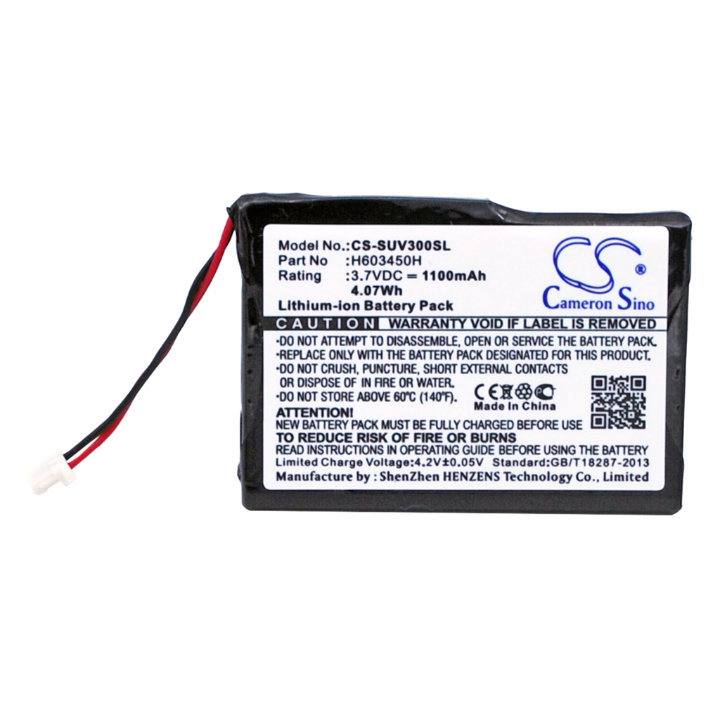 Compatible battery replacement for Sureshotgps H603450H