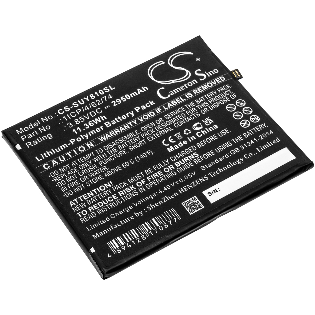 Batteria del telefono cellulare Sugar Y8 Max (CS-SUY810SL)