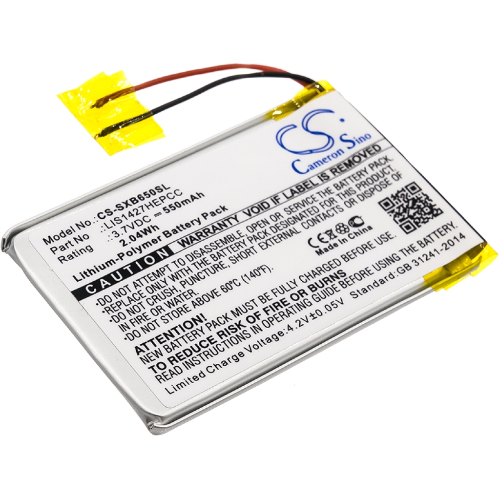 Batteria senza fili dell'auricolare Sony CS-SXB650SL