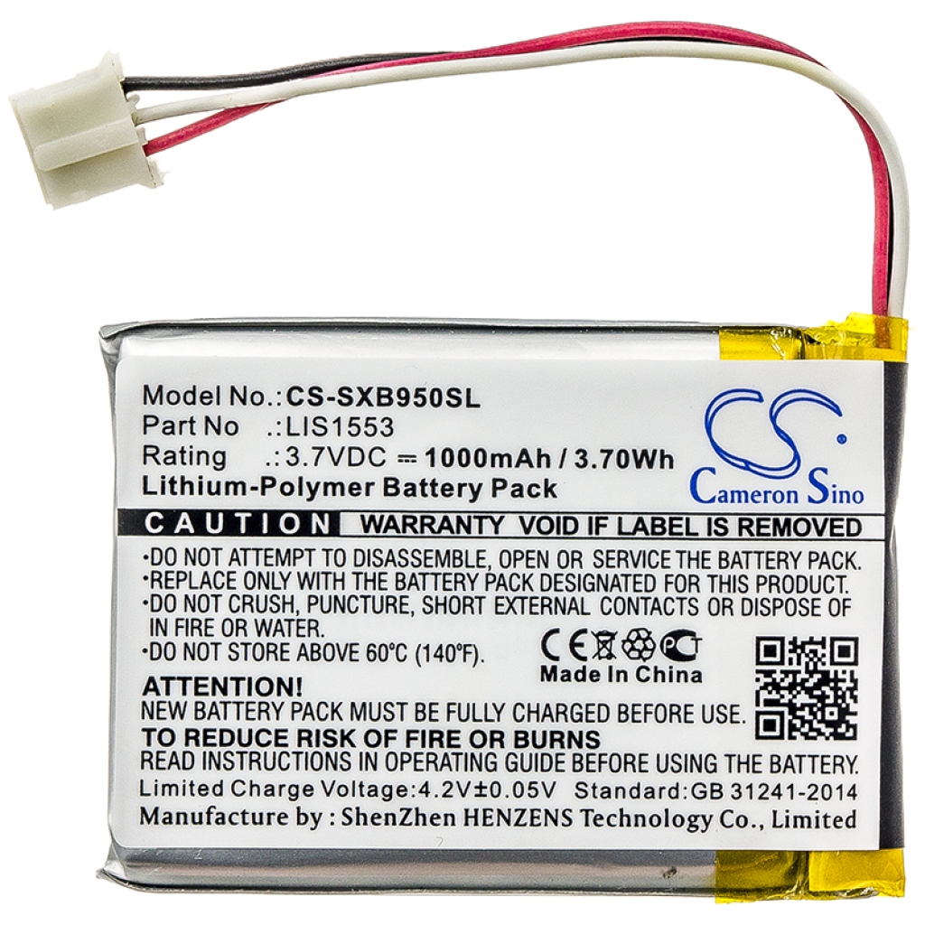 Batteria senza fili dell'auricolare Sony CS-SXB950SL