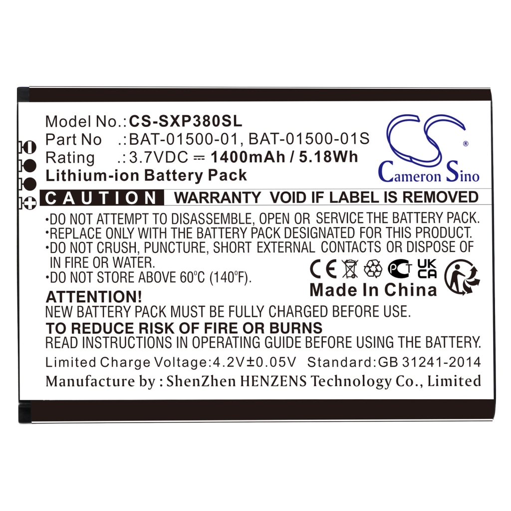 Batterie Sostituisce BAT-01500-01