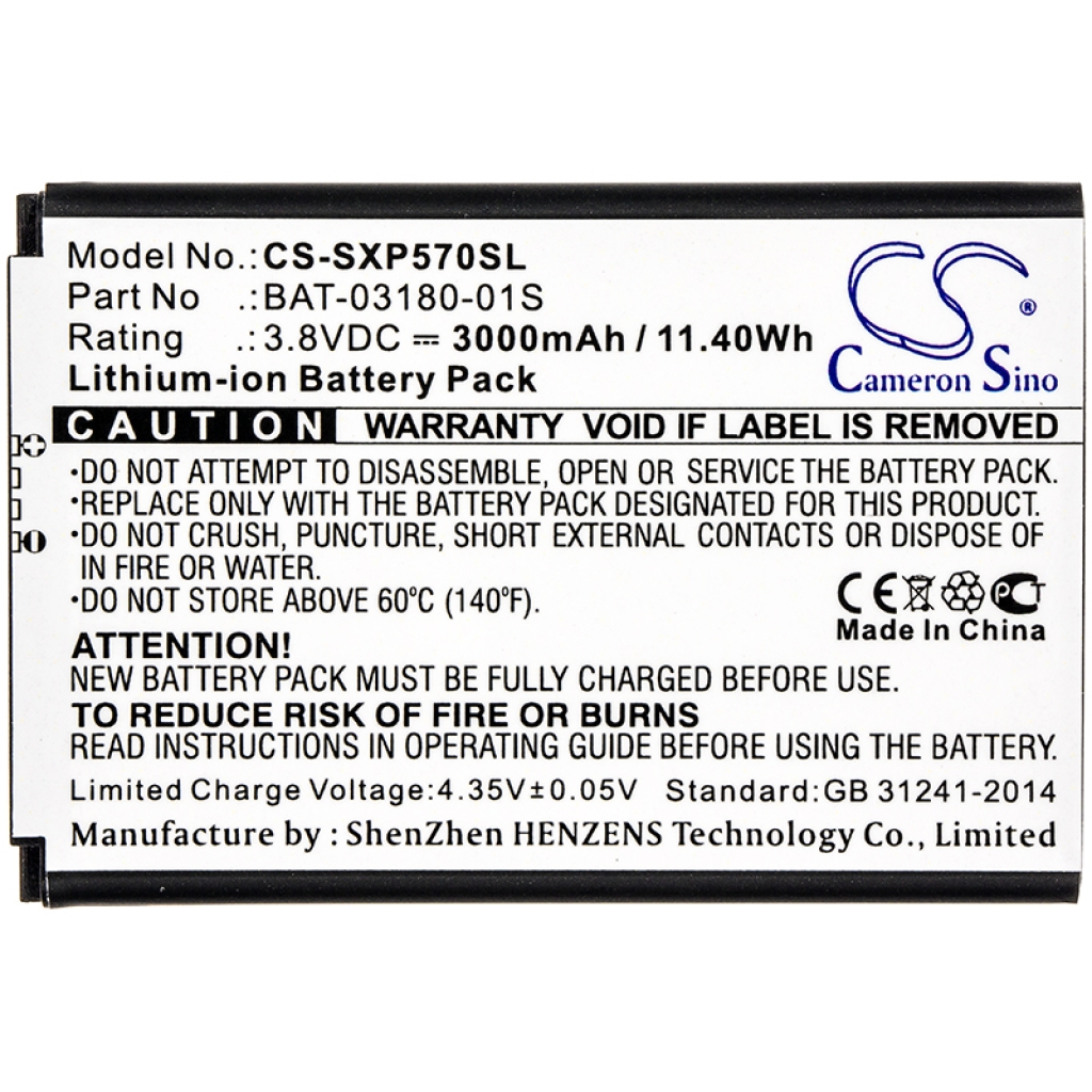 Batteria del telefono cellulare Sonim CS-SXP570SL