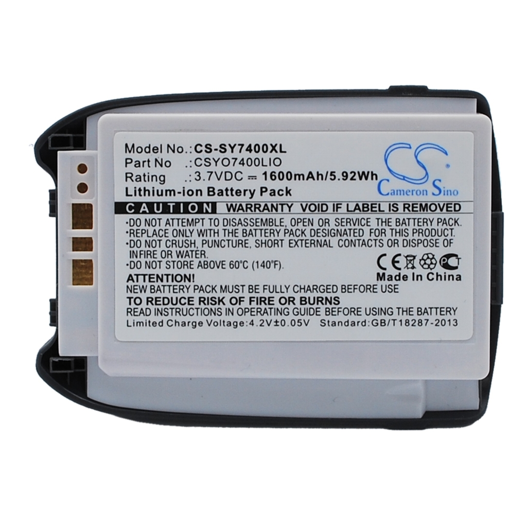 Sostituzione della batteria compatibile per Sanyo CSYO7400LIO,SCP-13LBPS