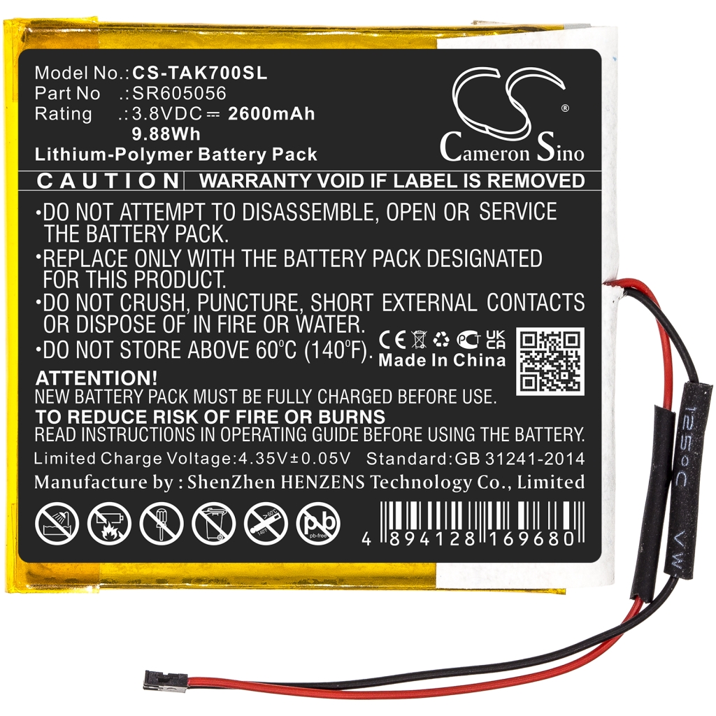 Sostituzione della batteria compatibile per Astell