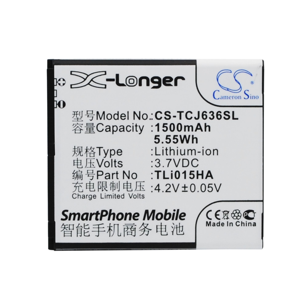 Batteria del telefono cellulare TCL J636D