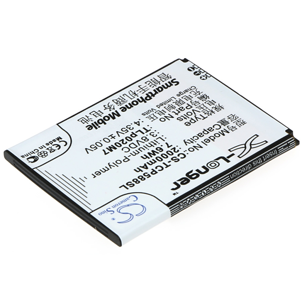 Batteria del telefono cellulare TCL TCL P588 (CS-TCP588SL)