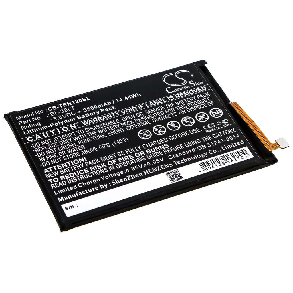 Batteria del telefono cellulare Tecno Camon 15 (CS-TEN120SL)