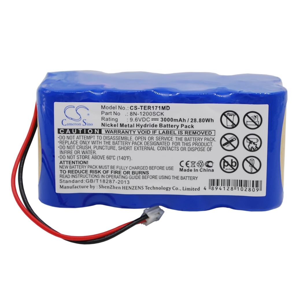 Sostituzione della batteria compatibile per Terumo 8N-1200SCK