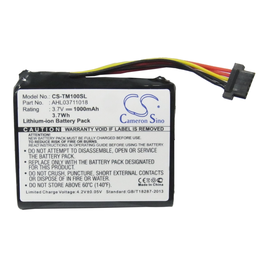 Sostituzione della batteria compatibile per TomTom 4CQ02,AHL03711018,VF1C