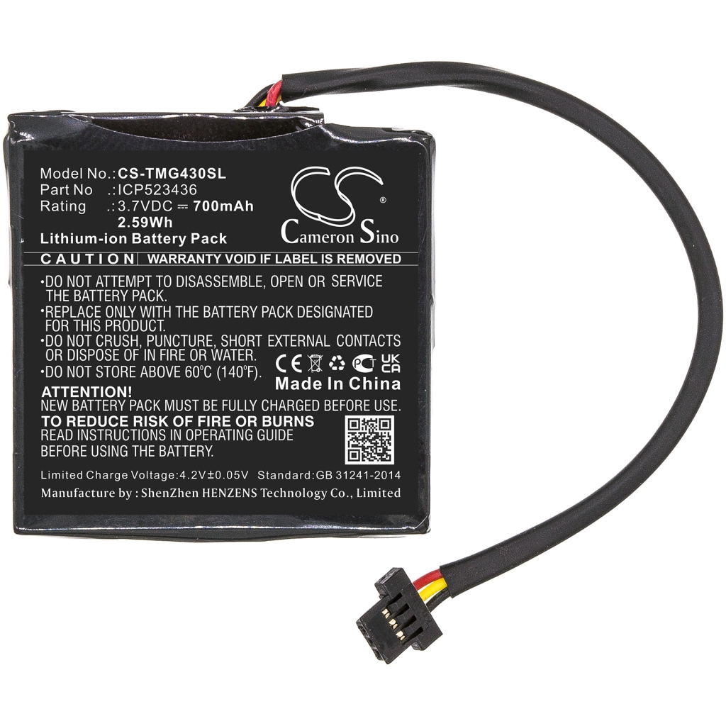 GPS, Navigator Battery TomTom CS-TMG430SL