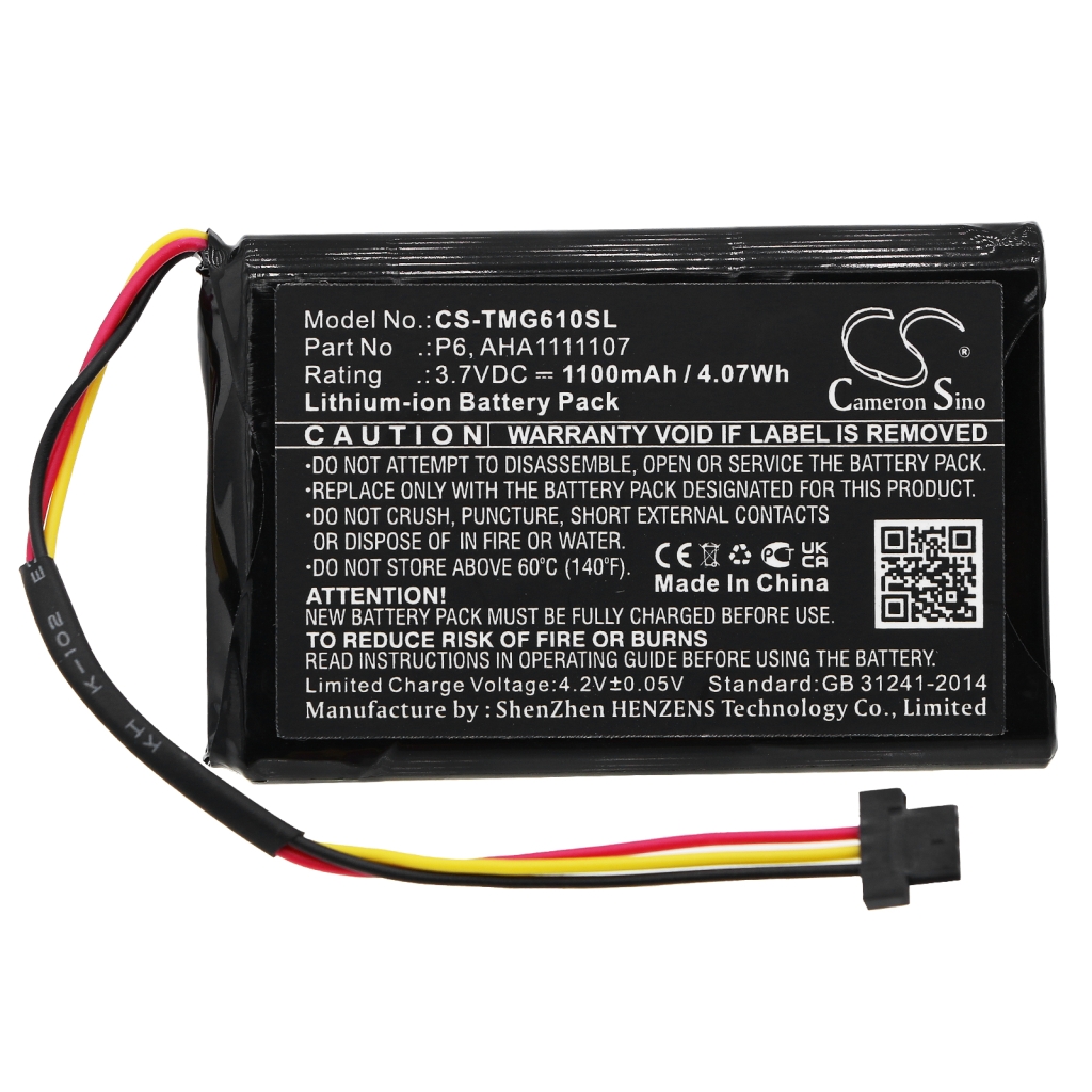 Batteria GPS, navigatore TomTom CS-TMG610SL