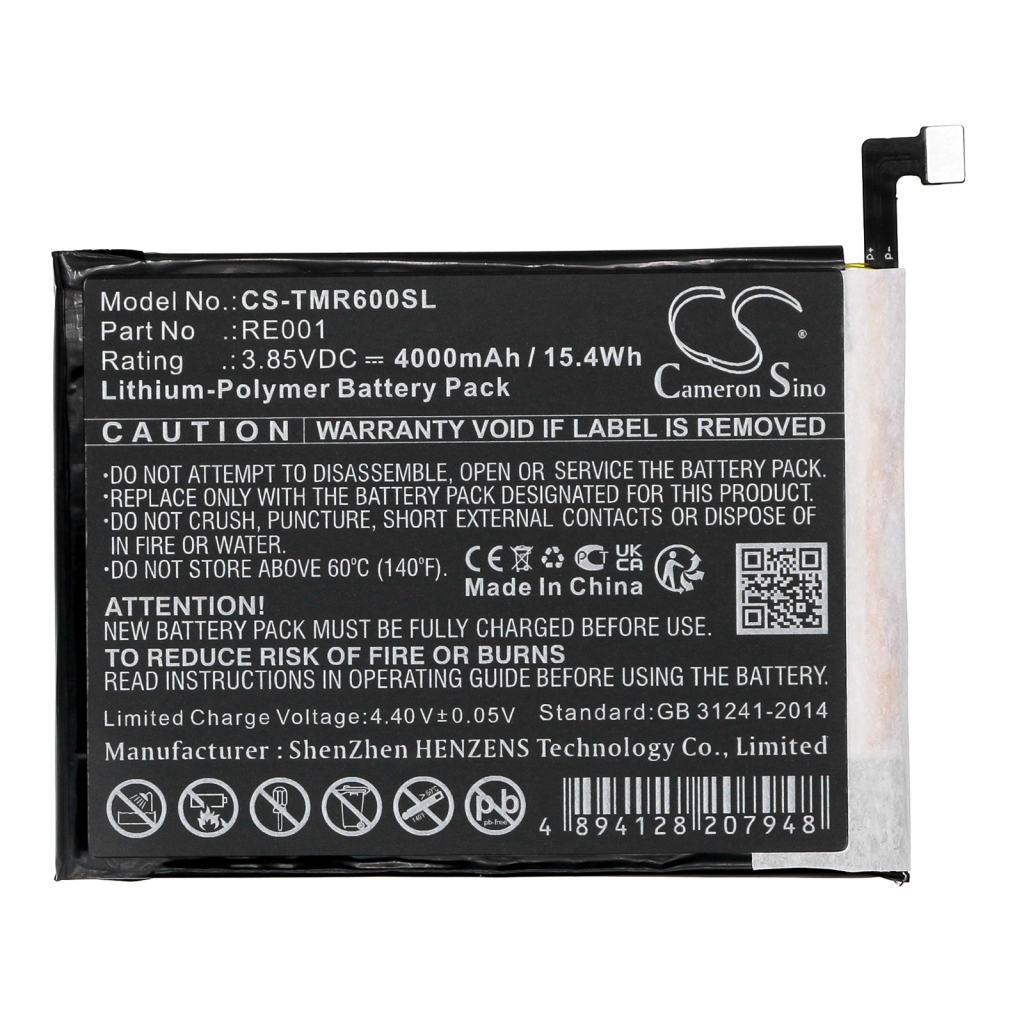 Sostituzione della batteria compatibile per T-Mobile RE001