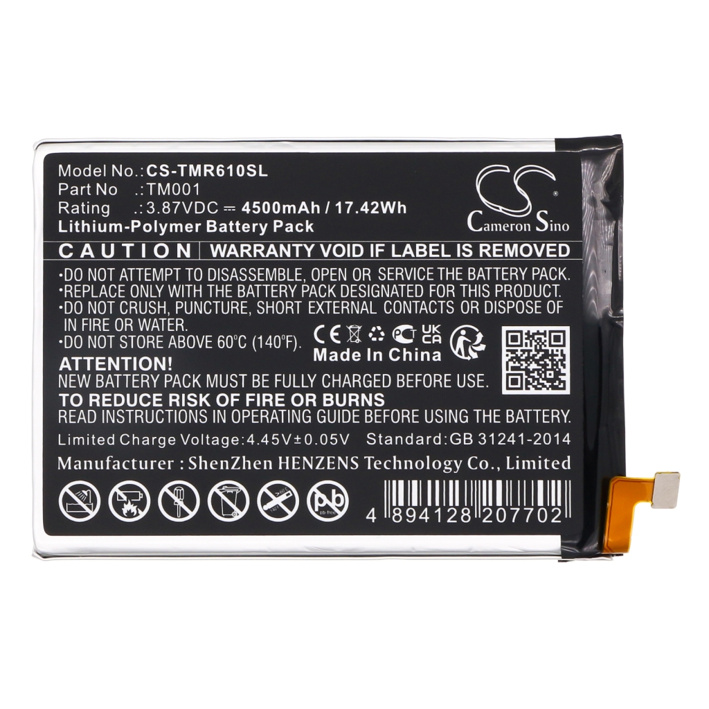 Batteria del telefono cellulare T-Mobile TMAF035G (CS-TMR610SL)