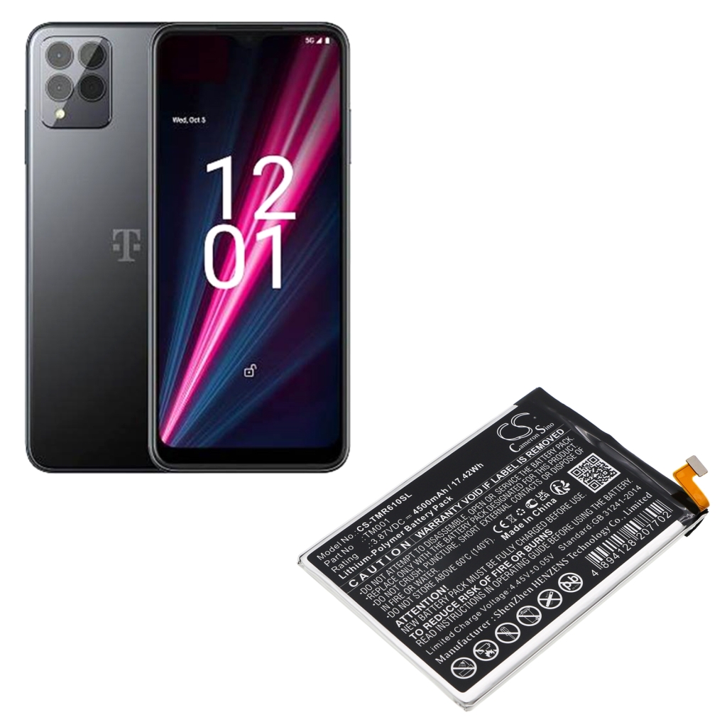 Batteria del telefono cellulare T-Mobile Revvl 6 Pro 5G (CS-TMR610SL)