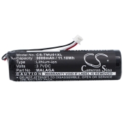 CS-TMU01XL<br />Batteries for   replaces battery MALAGA