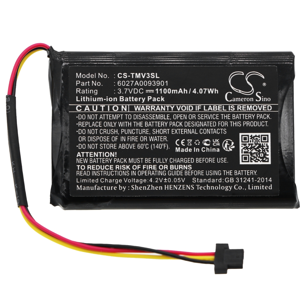 Sostituzione della batteria compatibile per TomTom 6027A0093901