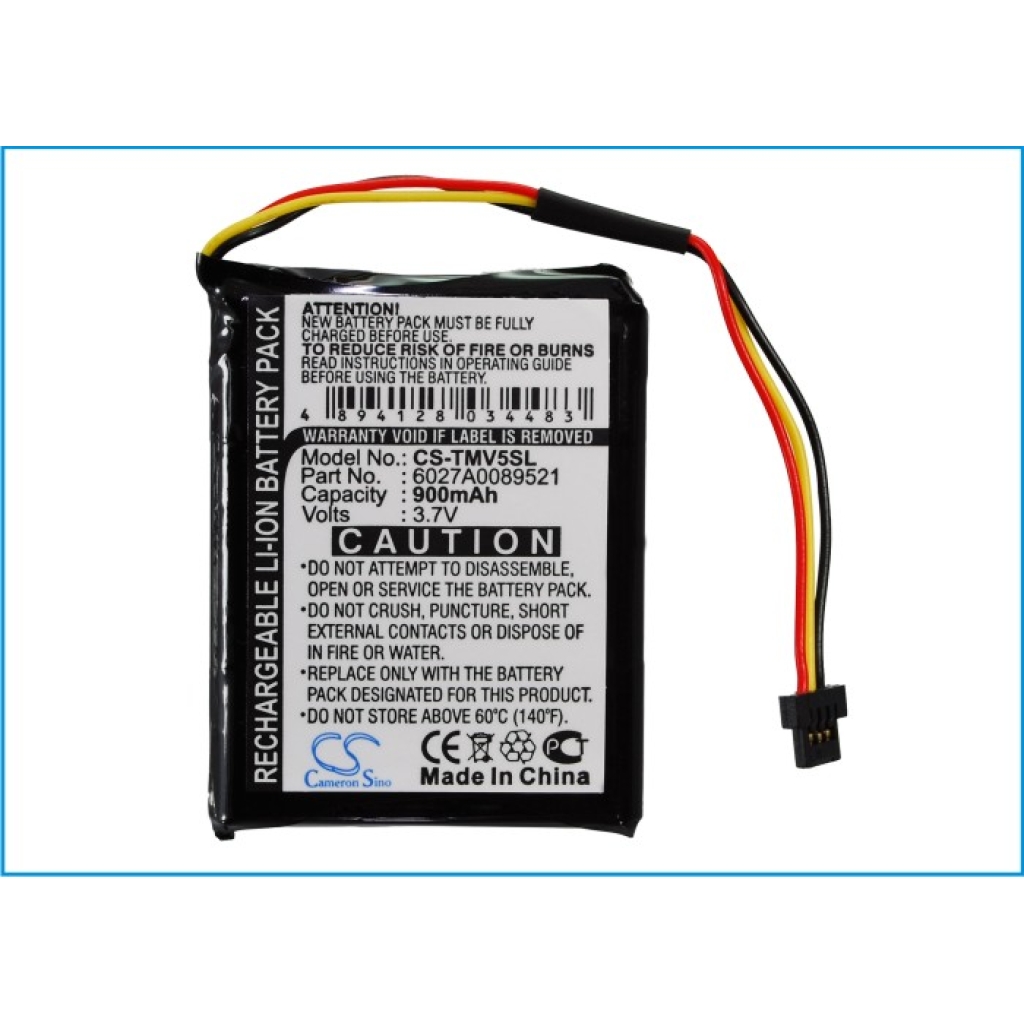 Sostituzione della batteria compatibile per TomTom 6027A0089521