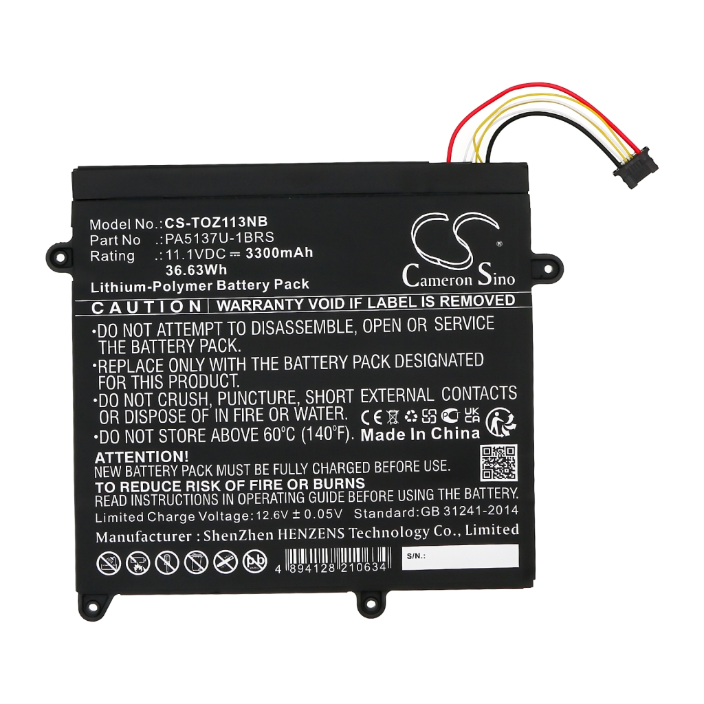 Tablet Battery Toshiba CS-TOZ113NB