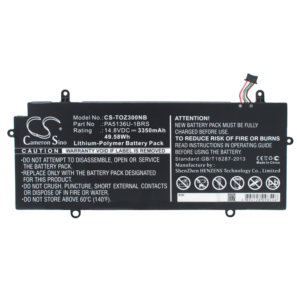 Sostituzione della batteria compatibile per Toshiba PA5136U-1BRS