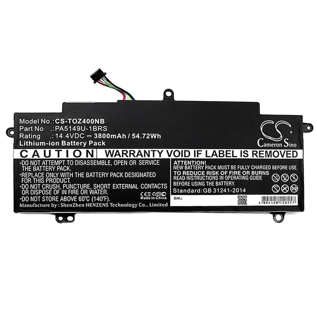 Sostituzione della batteria compatibile per Toshiba PA5149U-1BRS