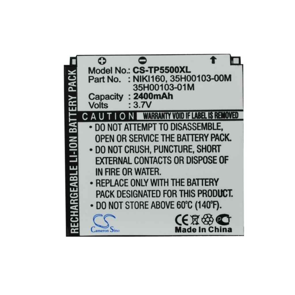 Batteria del telefono cellulare HTC P5500