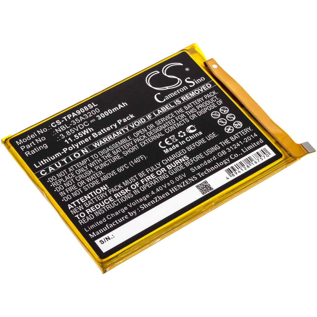 Batteria del telefono cellulare Neffos N1 (CS-TPA908SL)